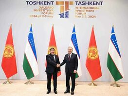 Akylbek Japarov meets with Shavkat Mirziyoyev in Tashkent
