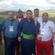 Фото Ассоциации борьбы сумо КР. Президент Ассоциации борьбы сумо КР Айбек Чекошев (второй слева) с соратниками