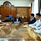 Фото пресс-службы ЖК. Спикер парламента встретился с авторами проекта «Тилимпоз»