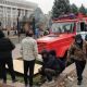 Фото 24.kg. Так после ночных столкновений выглядел центр столицы