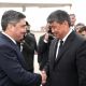 Фото кабмина. Премьер Республики Казахстан Олжас Бектенов прибыл в Кыргызстан для участия в заседании ЕМПС